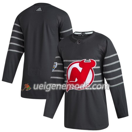 Herren New Jersey Devils Trikot Blank Grau Adidas 2020 NHL All-Star Authentic